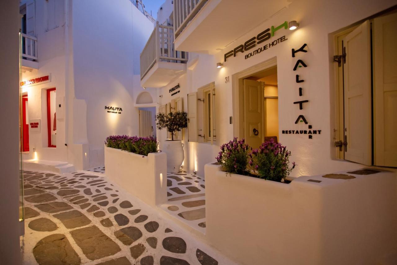 Fresh Boutique Hotel Mykonos Town Bagian luar foto